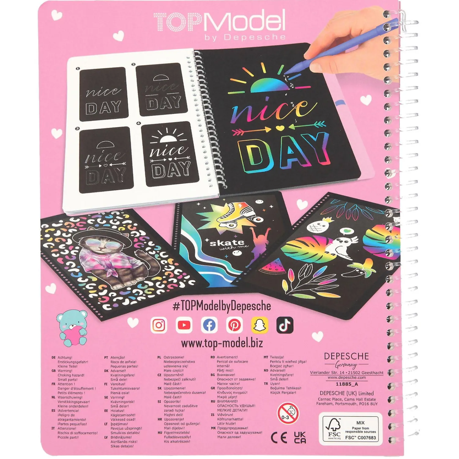 TOPModel Magisch Scratch Boek Outlet