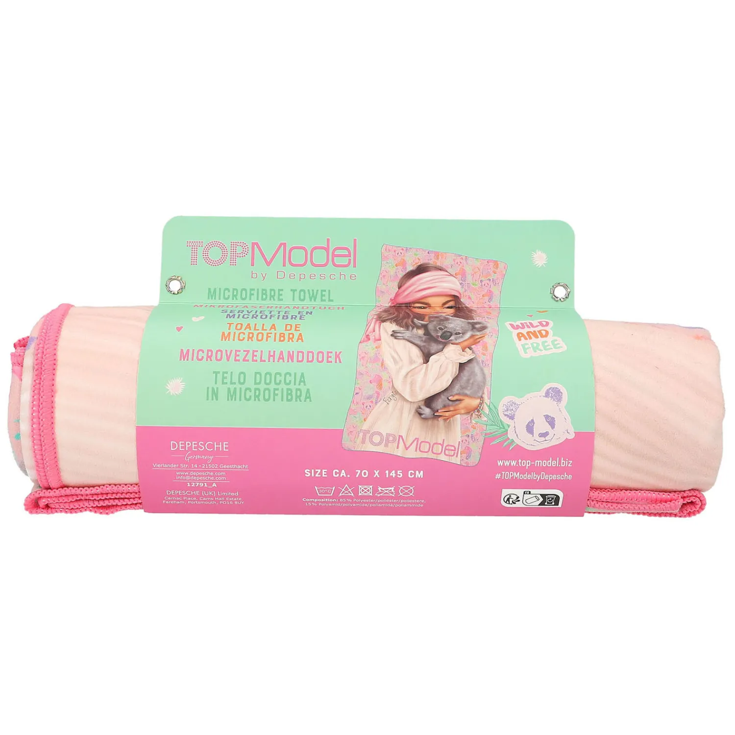 Microvezelhanddoek Wild-TOPModel