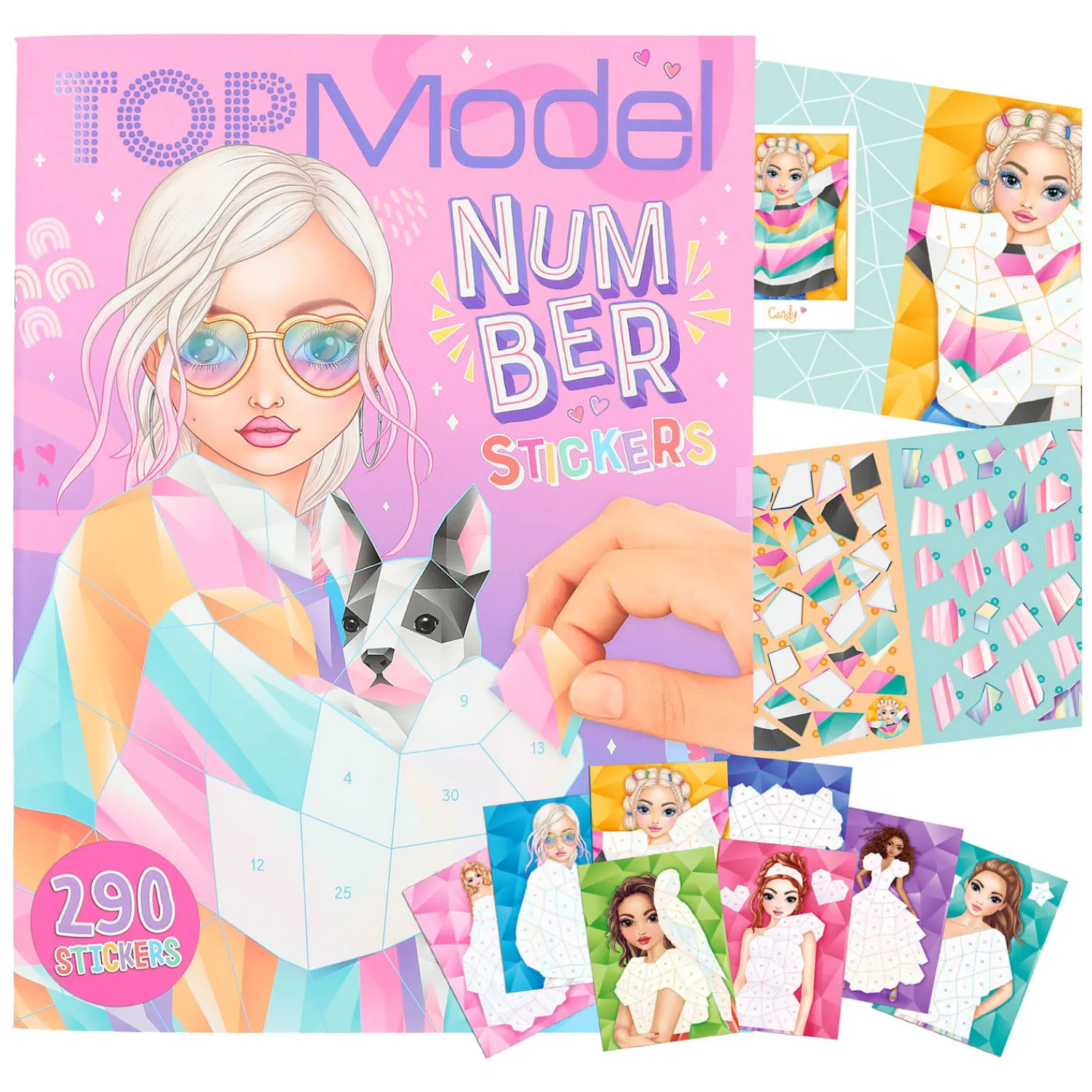 Nummer Stickers Fantasy-TOPModel Best