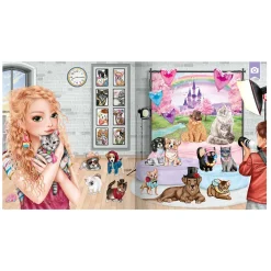 Stickerworld Stickerboek Kitty and Doggy>TOPModel Outlet