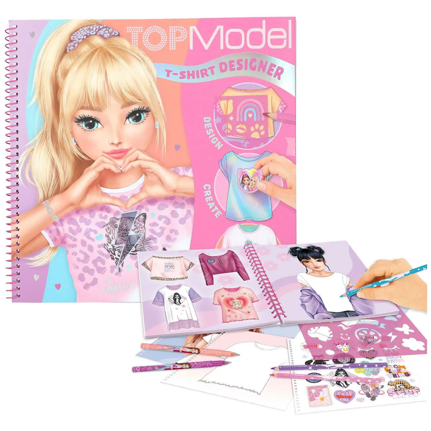 T-Shirt Designer Kleurboek-TOPModel New