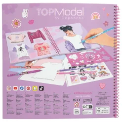 T-Shirt Designer Kleurboek-TOPModel New