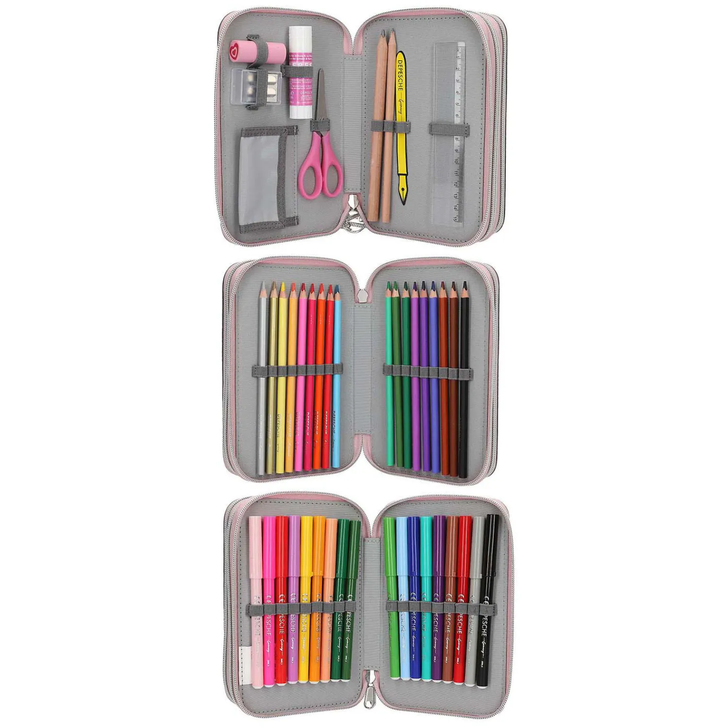 TOPModel 3-vaks Gevulde Etui My Bff>Depesche Clearance