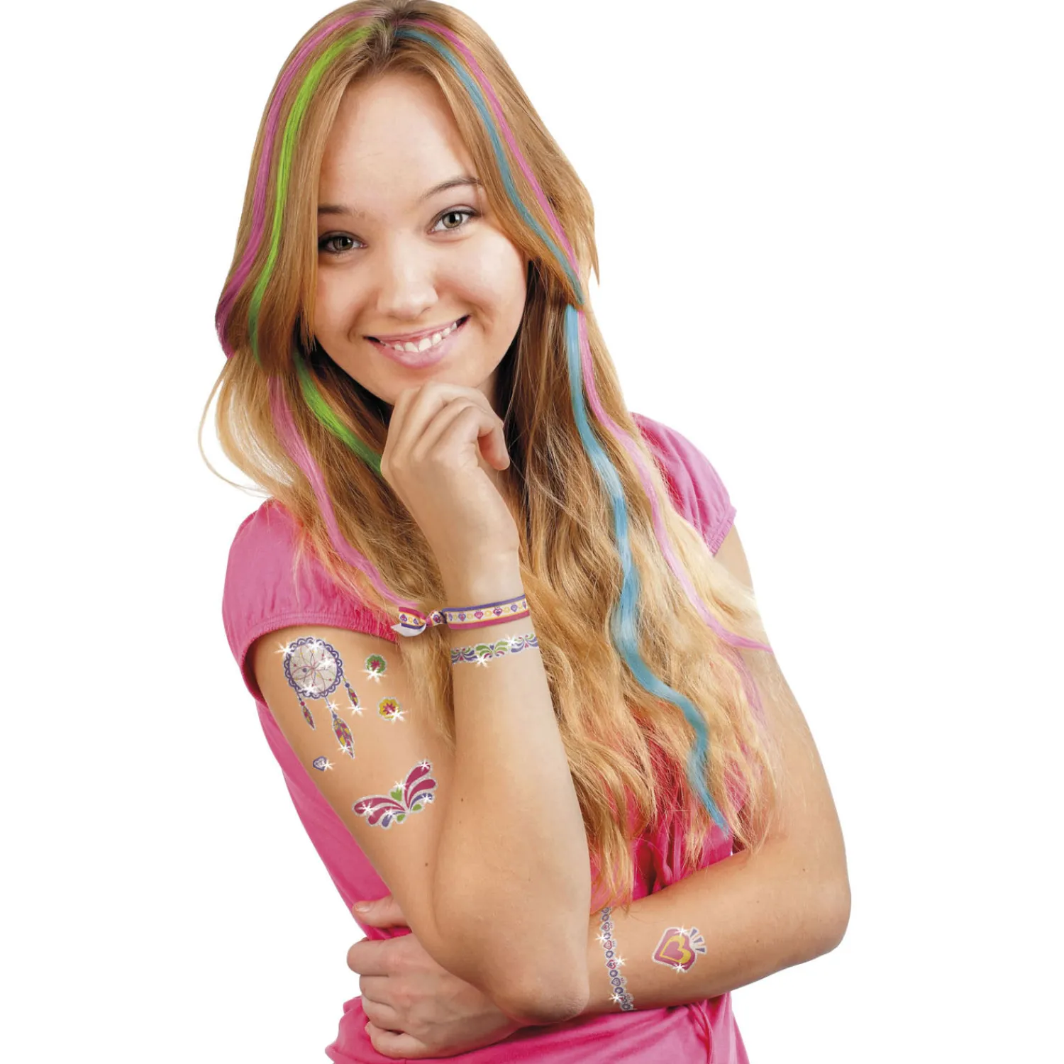 Glamz Glitter Tatoeages en Haarkrijt-Totum Hot