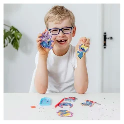 Creative Craft Group Totum 3in1 Stitch Diamond Painting, Armbanden maken en Gips Gieten Knutselset New