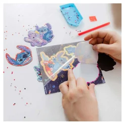 Creative Craft Group Totum 3in1 Stitch Diamond Painting, Armbanden maken en Gips Gieten Knutselset New