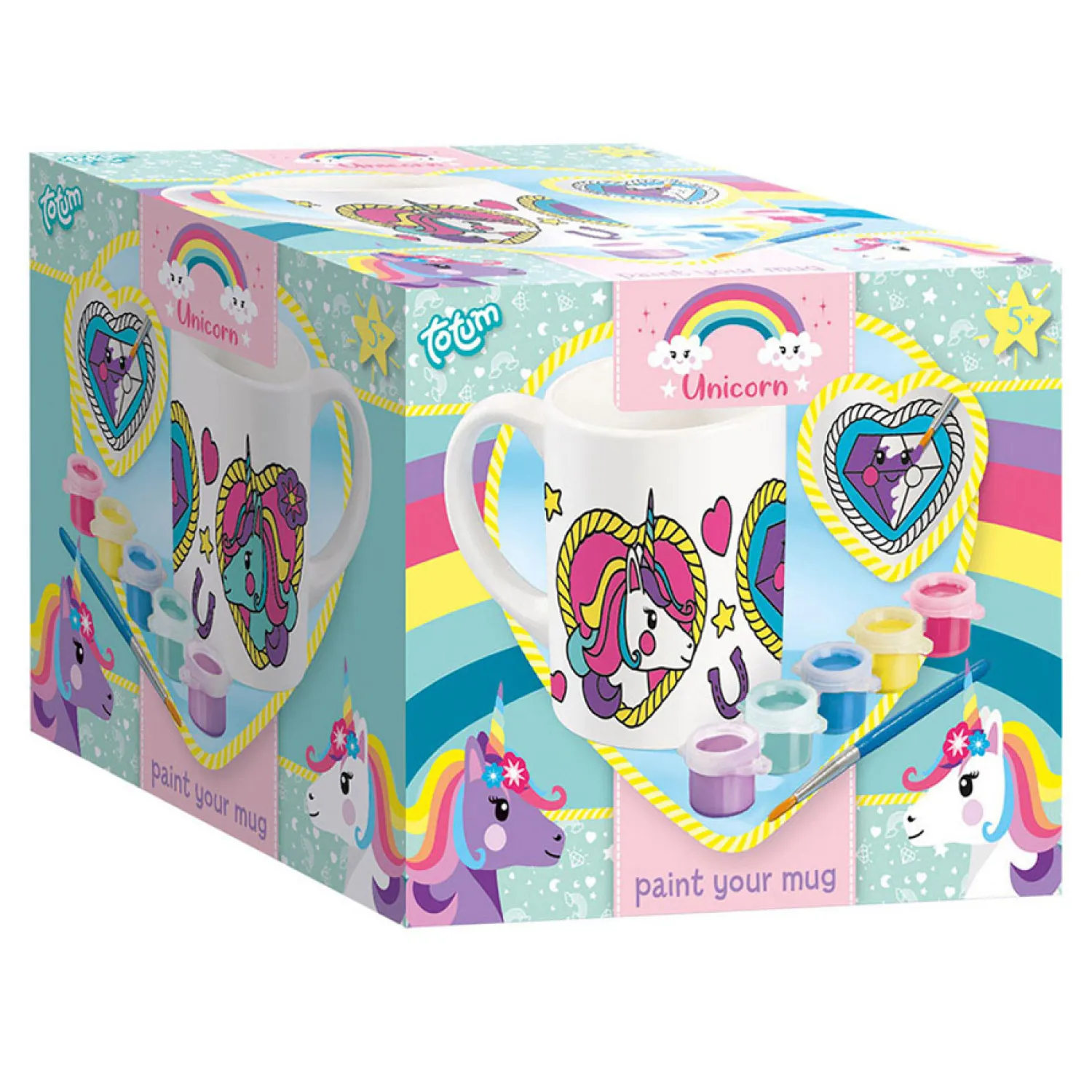 Verf je eigen Mok Eenhoorn-Totum Best