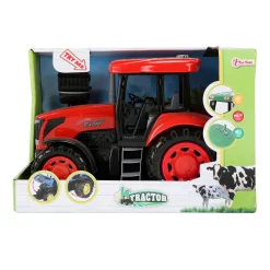 Tractor Groot met Licht en Geluid Rood>Toi-Toys Hot