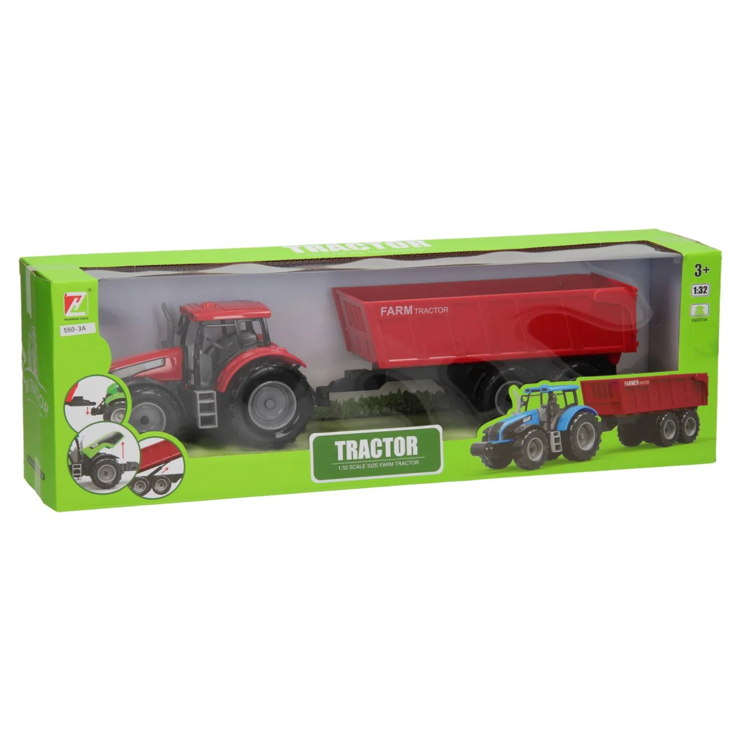 Tractor met Aanhanger 1:32> Clearance