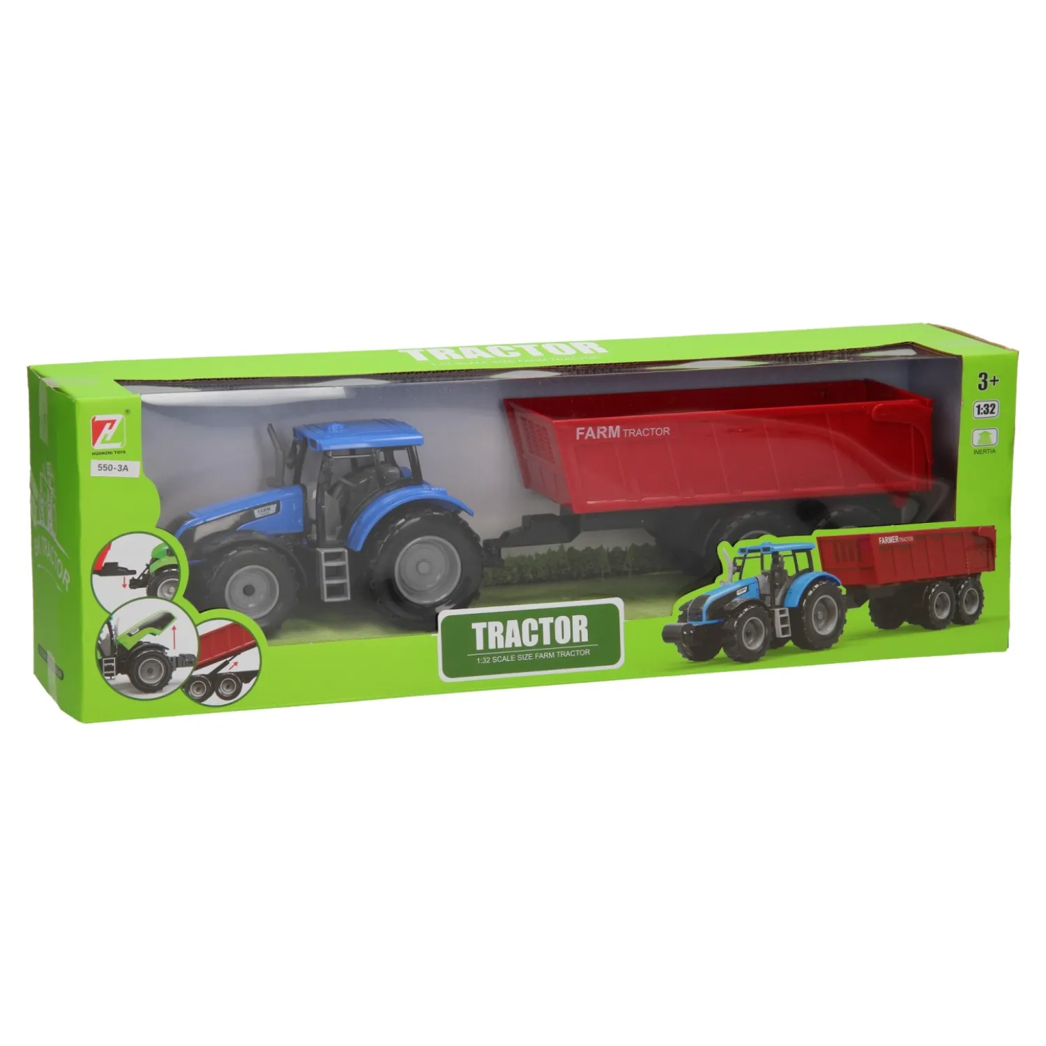 Tractor met Aanhanger 1:32> Clearance