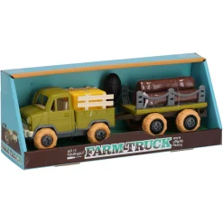 Tractor met Aanhanger Bruine Kar- Online