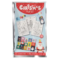 Wins Holland Traktatiesetje: Kleurboekje, Waskrijtjes & Stickervel - Kerst Discount