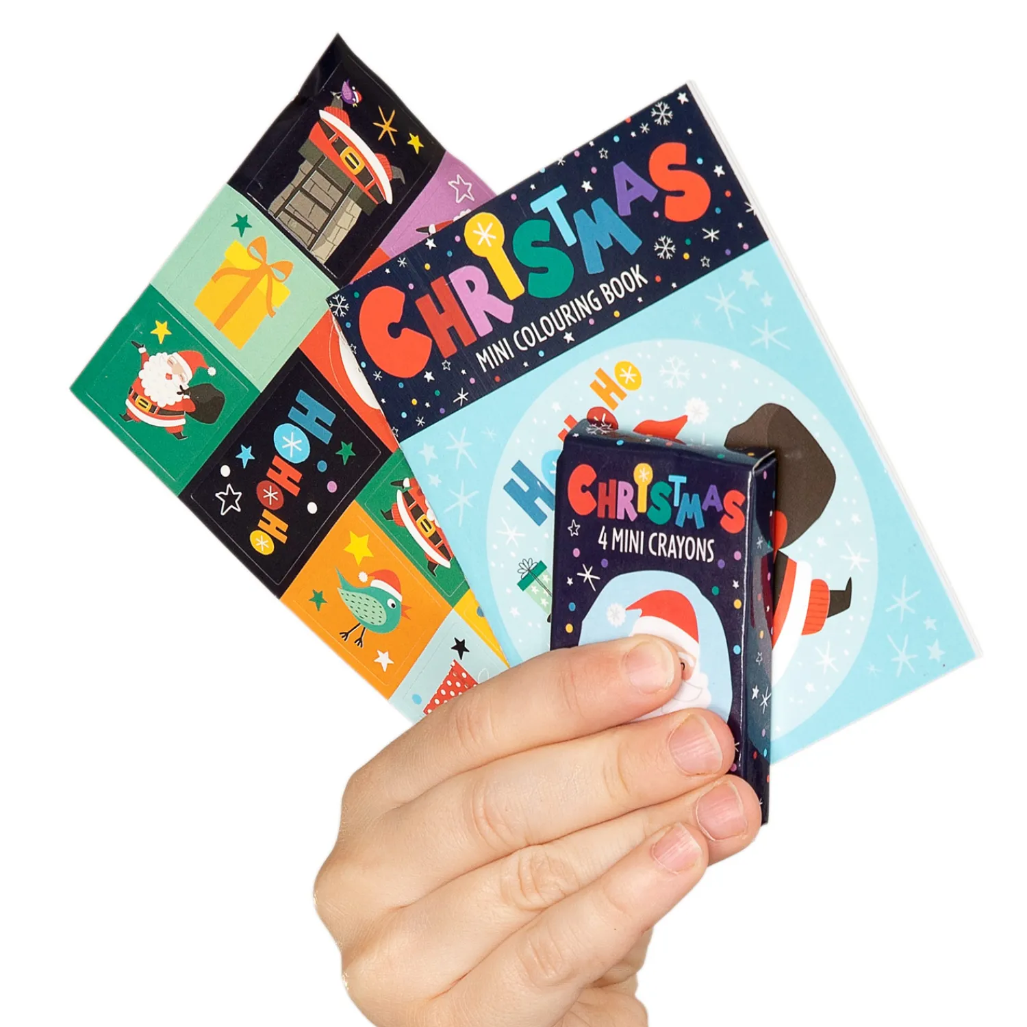 Wins Holland Traktatiesetje: Kleurboekje, Waskrijtjes & Stickervel - Kerst Discount