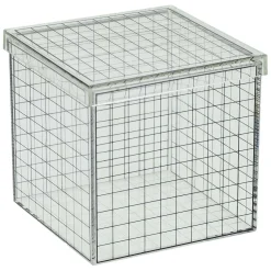 Transparante 3D Rasterkubus - 10x10x10 cm- Clearance