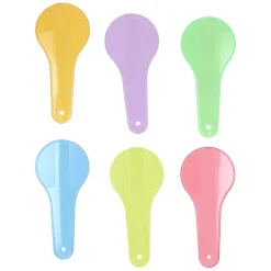 Transparante Kleurpaddels - 6st. Hot