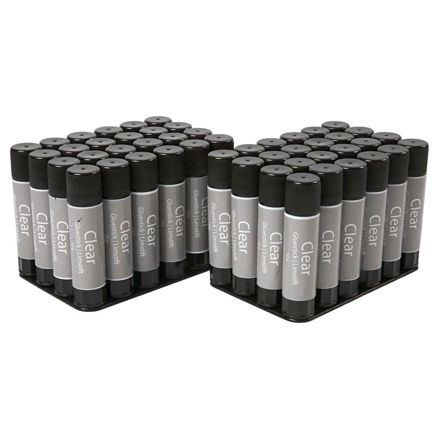 Creativ Company Transparante Lijmstift Rond, 48st.