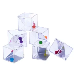 Transparante Spiegelblokken - 5 cm - 18dlg- New