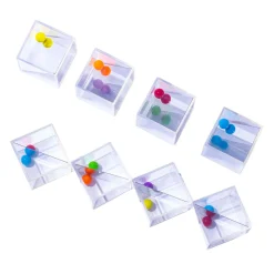 Transparante Spiegelblokken - 5 cm - 18dlg- New