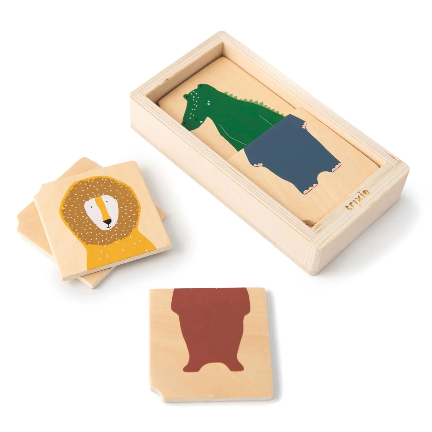 Houten Combo Puzzel Dieren>Trixie Best