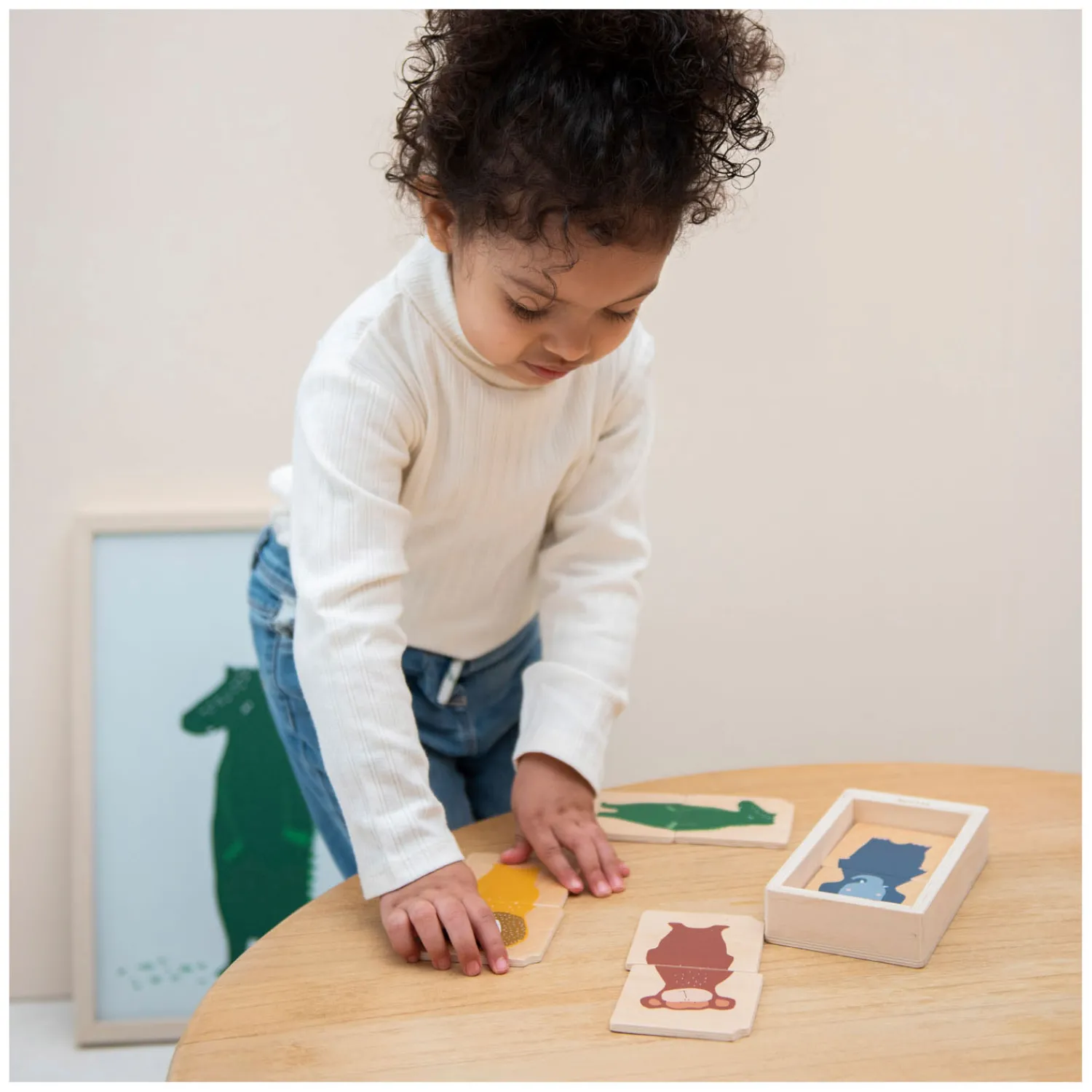 Houten Combo Puzzel Dieren>Trixie Best