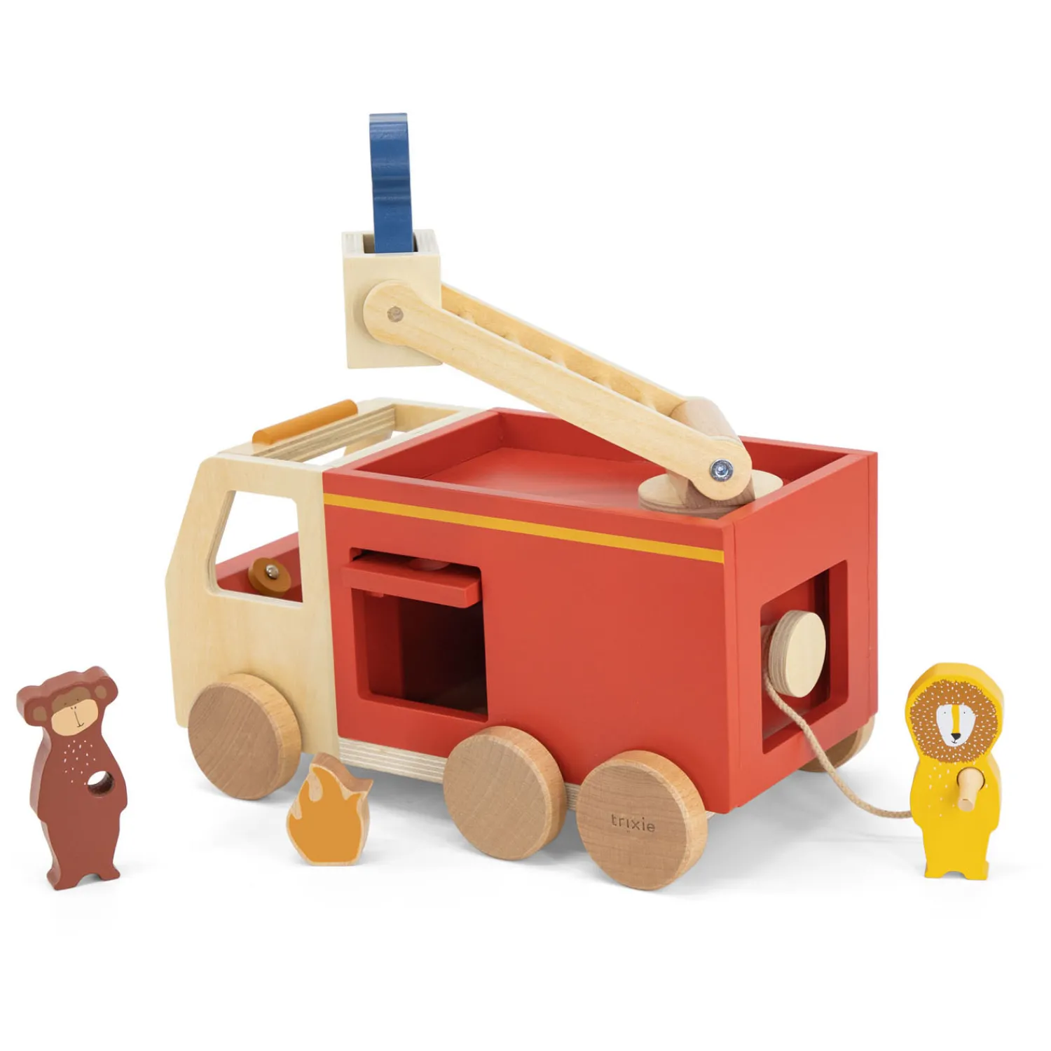 Houten Dieren Brandweerwagen>Trixie Outlet