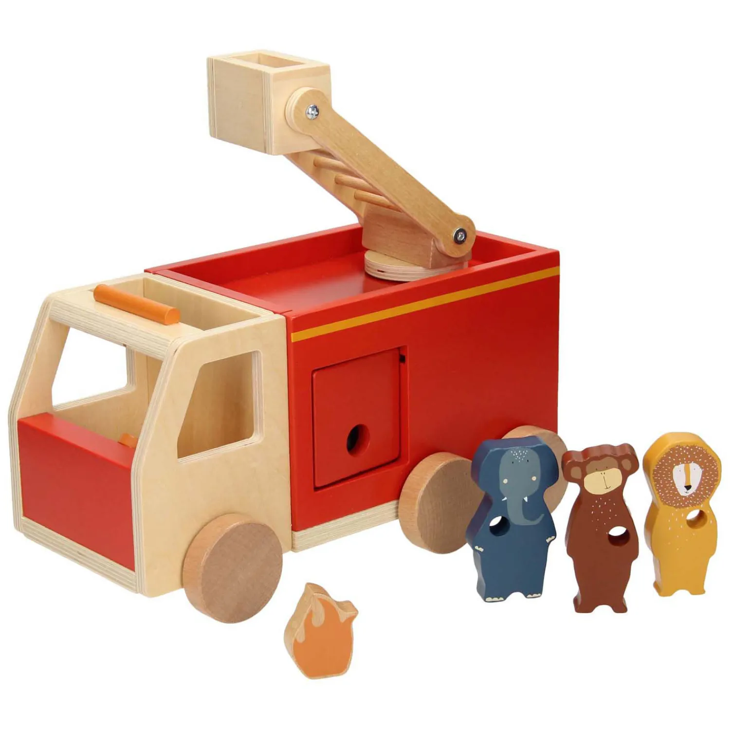 Houten Dieren Brandweerwagen>Trixie Outlet
