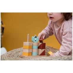 Houten Dieren Stapelblokken, 15dlg.><noscript><img width=