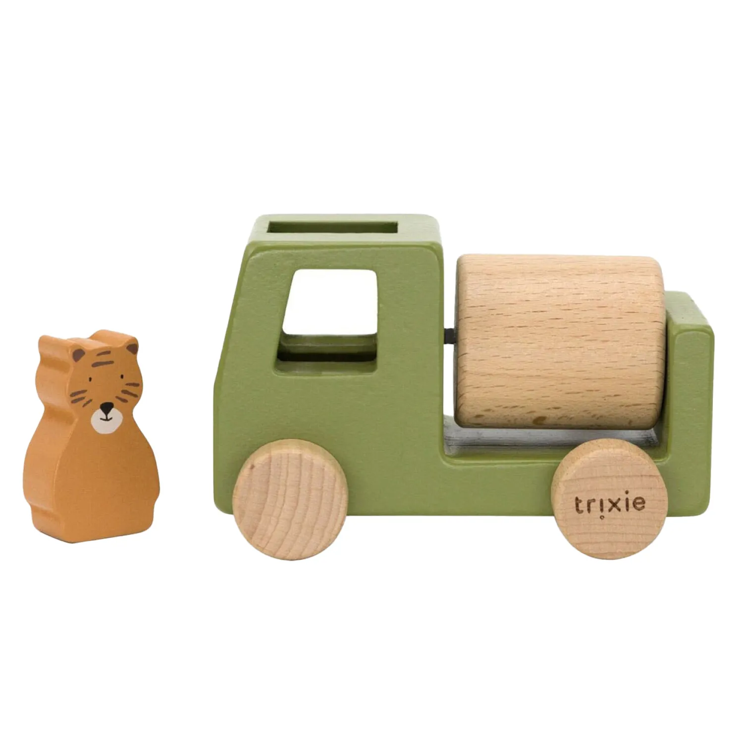 Trixie Houten Dieren Vrachtwagens, 4dlg. Best