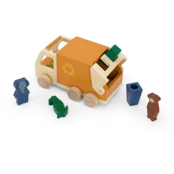 Houten Dieren Vuilniswagen><noscript><img width=