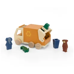 Houten Dieren Vuilniswagen><noscript><img width=