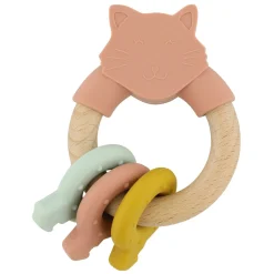 Houten Siliconen Activiviteitenring  - Mrs. Cat>Trixie Clearance