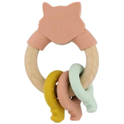 Houten Siliconen Activiviteitenring  - Mrs. Cat>Trixie Clearance
