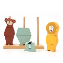 Houten Stapel Puzzel Dieren-Trixie Outlet