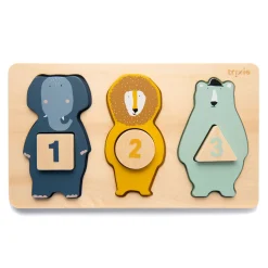 Houten Telpuzzel Dieren, 6st.>Trixie Outlet