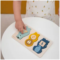 Houten Telpuzzel Dieren, 6st.><noscript><img width=