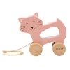 Houten Trekfiguur  - Mrs. Cat>Trixie