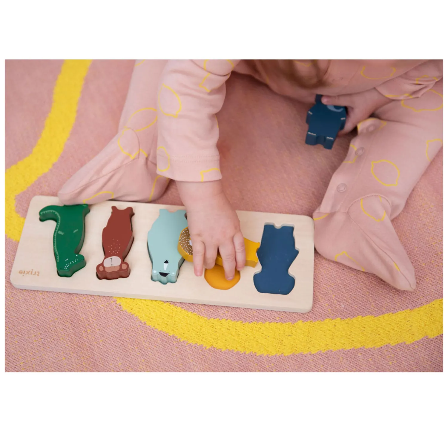 Houten Vormenpuzzel Dieren-Trixie Sale