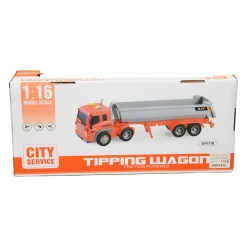 Truck met Afvalcontainer Licht & Geluid><noscript><img width=