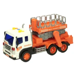 Truck met Hoogwerker met Licht en Geluid- Clearance