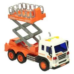 Truck met Hoogwerker met Licht en Geluid- Clearance