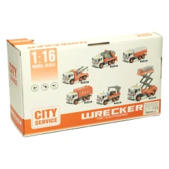 Truck met Hoogwerker met Licht en Geluid- Clearance