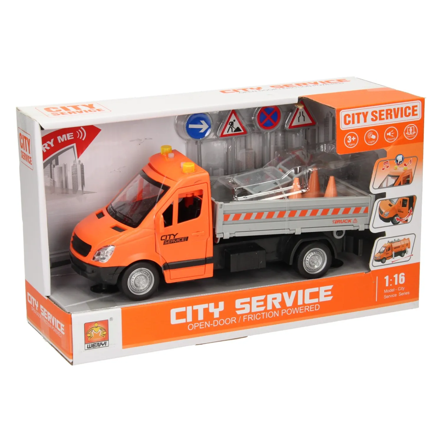 Truck Wegwerkzaamheden met Licht en Geluid> Best