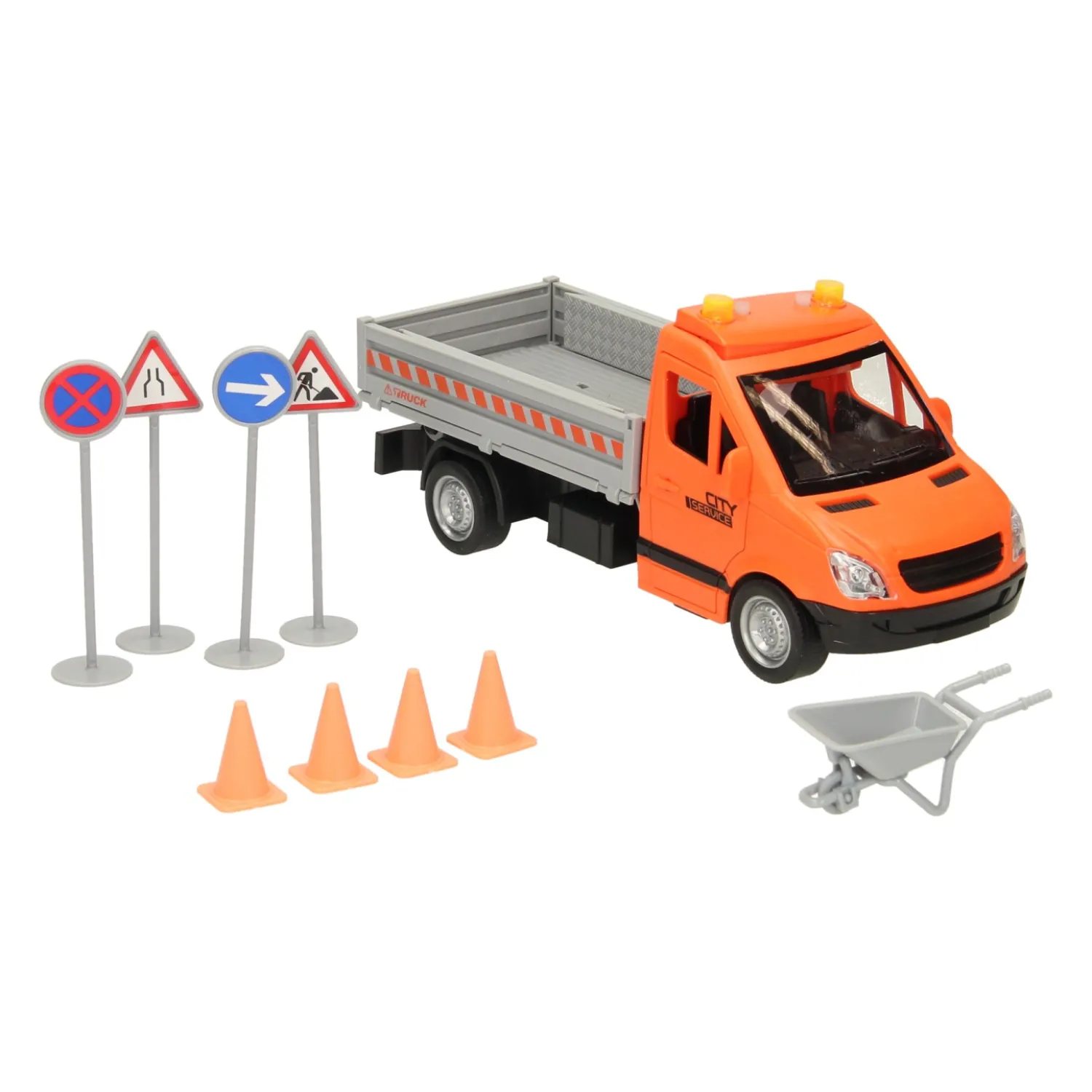 Truck Wegwerkzaamheden met Licht en Geluid> Best