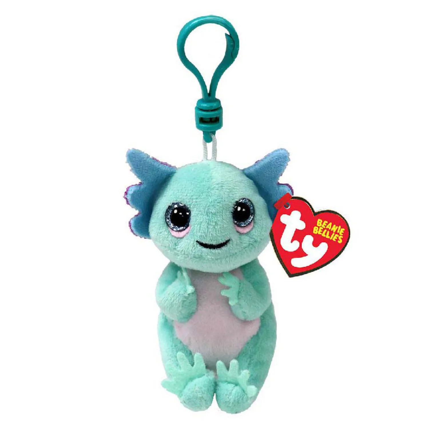 Bellies Clip Alex Axolotl, 10cm-Ty Beanie