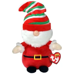 Boo's Christmas Gnome Gnewman Santa, 15cm-Ty Beanie Discount