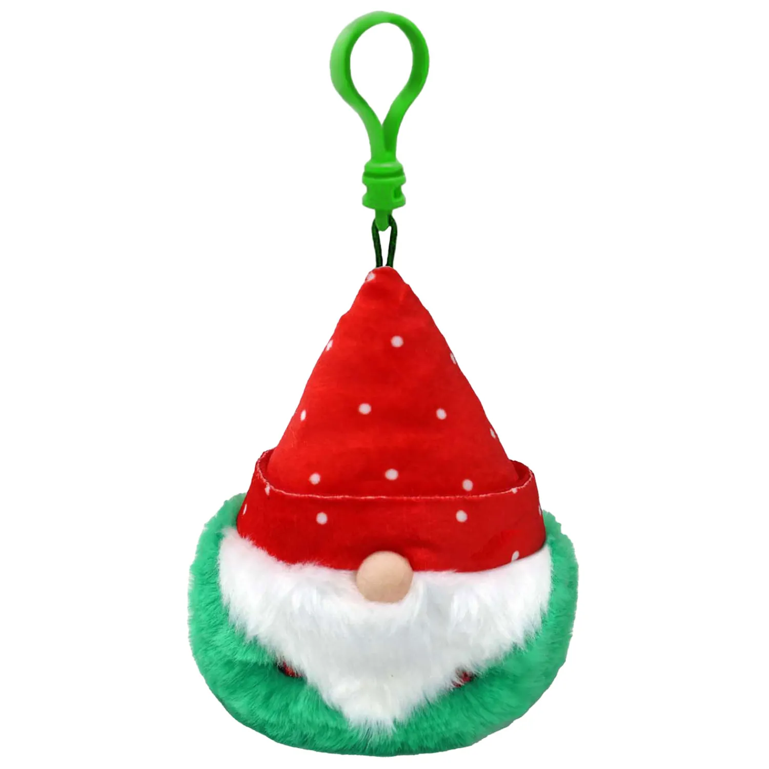 Boo's Clip Christmas Gnome Topsy, 7cm-Ty Beanie Sale