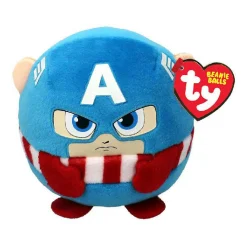 Ty Teeny Puffies - Marvel Capitan America, 10cm-Ty Beanie Sale