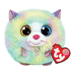 Ty Teeny Puffies Heather Cat, 10cm-Ty Beanie New