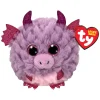 Ty Teeny Puffies Spark Dragon, 10cm-Ty Beanie Discount