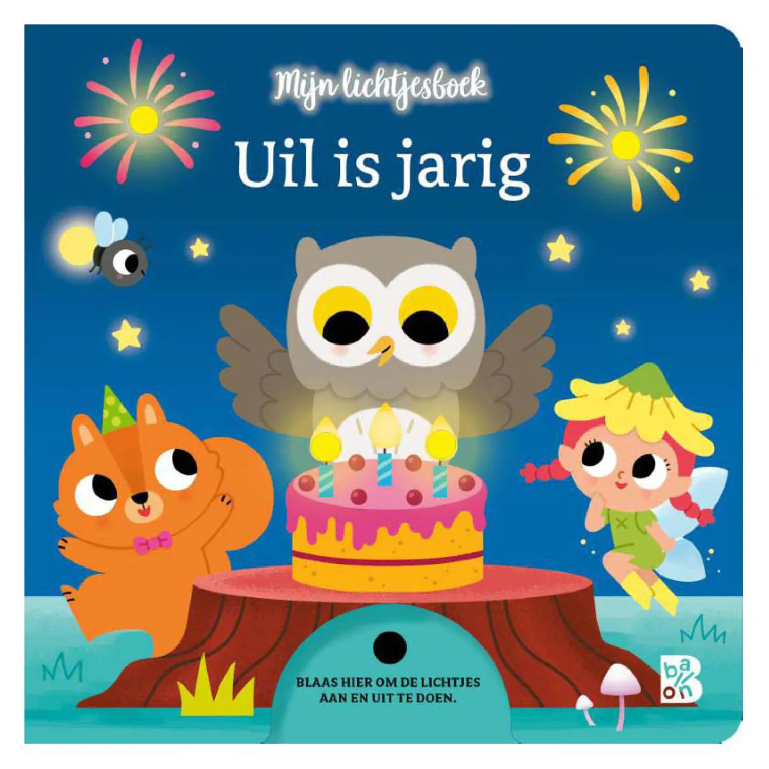 Uil is jarig Lichtjesboek-Wins Holland New